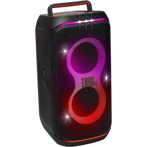 JBL PatyBox Club 120 - 접이식 손잡이가 있는 휴대용 파티 스피커 강력한 Po Sound 미래형 라이트쇼 최대 12시간 재생 스플래시 방지 듀얼 마이크