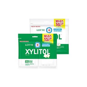 롯데 자일리톨 오리지널 트윈리필 115g+알파 트윈리필 102g(총2개), 2개