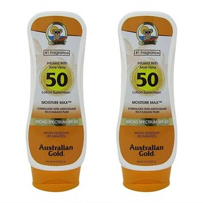 오스트레일리안골드 Australian Gold Spf#50 로션 모이스처 맥스 237ml(8온스) (2팩)