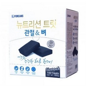 포켄스 뉴트리션트릿 800g + 10P추가 증정 대용량 눈 관절 피부 면역 져키, 100회분, 뼈/관절강화, 1개