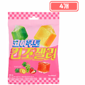 코하쿠토 킨조젤리, 4개, 75g