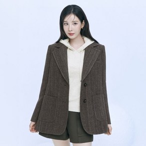 더엣지 24FW NEW 울혼방 하프 코트