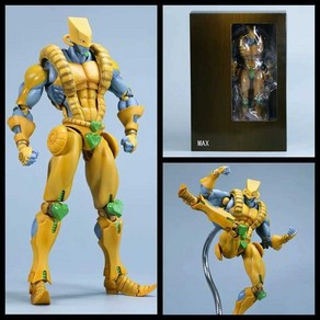 죠죠의 기묘한 모험 조스타 스탠드 Star Platinum 관절 액션 피규어 모형 25cm