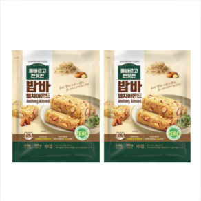 신세계푸드 올바르고 반듯한 밥바 멸치아몬드 (100g 5개입) 2팩, 2개, 500g