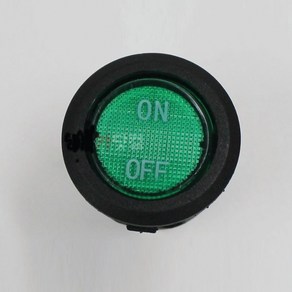 MD홍 퀀텀캣 원형 토글 LED 스위치 20mm 12V 전용 온오프 ON OFF 입력 단자, 1개