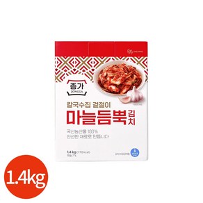 종가 마늘김치 1.4kg, 1개