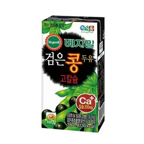 (올따옴) 정식품 베지밀 고칼슘 검은콩두유 190ml 48입, 48개