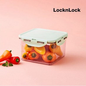 락앤락 비스프리 퓨어 정사각 1.3L LBF822D 그린, 1개