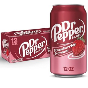 DR PEPPER - 체리 355ml(12온스) 12팩