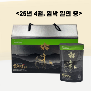 [풀무원녹즙] 산이내린 녹용과 삼의 힘 1box(100mlx30포), 30개, 100ml