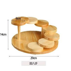 스시 계단 접시 플레이팅 초밥 그릇 횟집 식기 오마카세 레스토랑 일식집, 원형 8단, 1개
