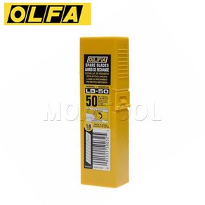 OLFA 일제 18mm칼날 올파LB-50 50PCS 커터칼날, 1세트