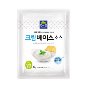 (무)(냉장)면사랑 크림베이스소스1kgX10개, 5개, 1kg