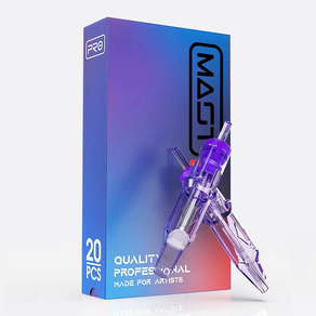 마스트프로 타투 반영구 니들 바늘 카트리지 SMP 입술 쉐이더 RS, 0805, 1개