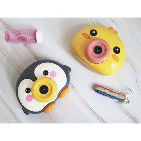 [호이마켓] 카메라 버블건 비눗방울 캐릭터 어린이날선물, 꼬꼬
