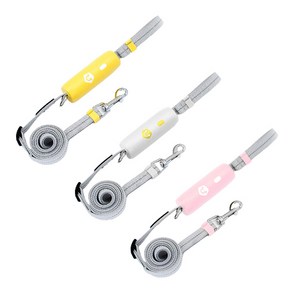 리치독스 강아지 산책 손목 산책줄 견인줄 핸즈프리 원터치 리드줄, 원터치 화이트, 1개