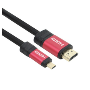 넥시 레드 메탈 MICRO HDMI V2.0 모니터 케이블