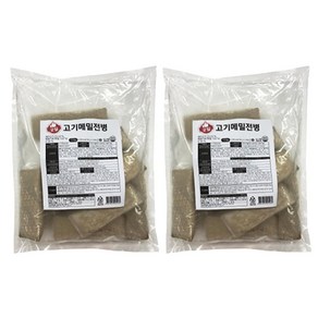 CJ 굿딜 고기메밀전병 1.2Kg, 2개