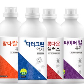 롱다운플러스 람다킬 싸이퍼킬 연무살충제, 닥터크린 희석용 1L x 1개, 1개, 1L