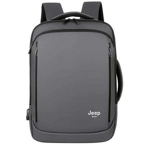 JEEP-BULUO Mochila 대용량 백팩 남녀 공용 15.6 인치 노트북 학교 가방 캐주얼 패션 여행 배낭