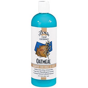 Top Pefomance Oatmeal Dog Shampoo and Cat Shampo 성능의 오트밀 개 샴푸 및 고양이 샴푸 17온스. – 애완동물의 건조하고 자극적이, 1개