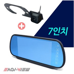 인터뷰 후방카메라 M16+봉고3 포터2 브라켓+7인치 룸미러모니터