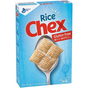 Chex Geneal Mills Gluten Fee Rice Ceeal 첵스 밀 글루틴 프리 라이스 시리얼 340g, 1개