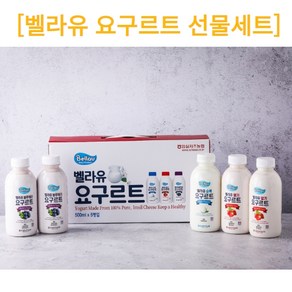 임실치즈농협 벨라유요구르트 선물세트, 5개, 500ml