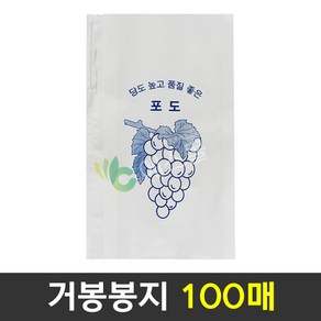 핀부착 과수봉지 거봉봉지 거봉 씌우기, 100개