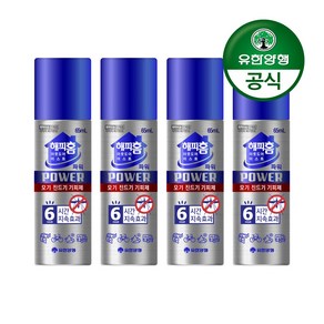 해피홈 아웃도어 미스트 파워 모기 진드기 기피제, 65ml, 4개