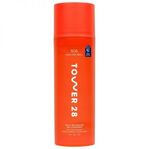 Towe 28 Beauty 타워28 뷰티 SOS 젠틀 하이드레이팅 젤 클렌저 + 메이크업 리무버, 5 fl oz. / 148 ml, 148ml, 1개