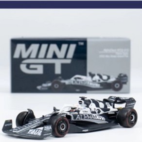 1:64 레드불 F1 RB18 레이싱카 다이캐스트 자동차 모형, D, 1개