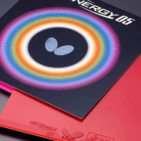 소프트 스프링 탁구 스펀지 러버 레드 테너지 T05 블랙-회전형, T64 레드-스피드형