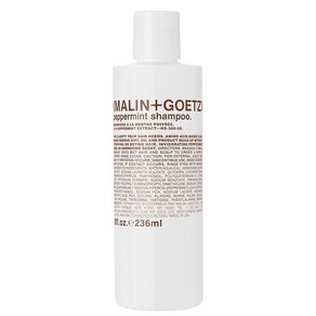 Malin Goetz 페퍼민트 샴푸 8온스 모든 모발용 비건 크루얼티 프리 수분 두피 영양 공급, 1개, 236ml