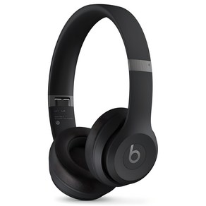 Apple Beats Solo 4 블루투스 무선 헤드폰, 매트 블랙