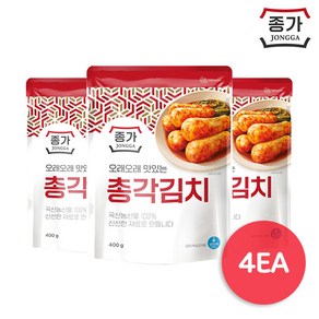 종가집 총각김치 400g, 4개