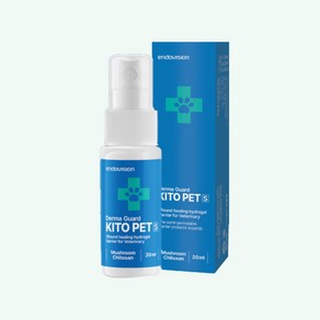 키토펫S 스프레이 20ml 1개 강아지 고양이 상처연고 피부병 아토피 피부염 구내염 링웜 턱드름 습진 동물용 의료기기 창상피복재 스프레이연고 [동물용의료기기]
