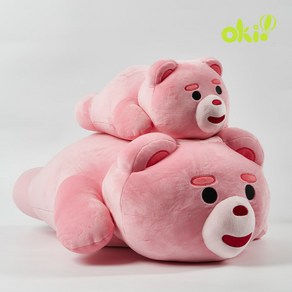 오키오 벨리곰 모찌라잉 인형 중형 대형, 1개, 핑크, 30cm
