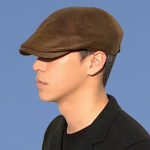 엘에이엘엘 58cm/62cm 빅사이즈 가죽 헌팅캡 어르신 중년 남자 할아버지 허영만 노인 베레모 모자