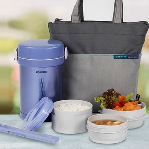 ZOJIRUSHI 정품 조지루시 보온도시락 SL-NC09, AA(블루), 1개