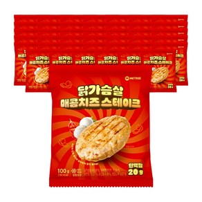 미트리 닭가슴살 스테이크 매콤치즈 100g, 42개