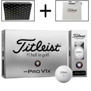 타이틀리스트 PRO V1X 래프트대시 골프공 화이트 4피스 12구 아쿠쉬네트코리아정품, 1개, 12개입