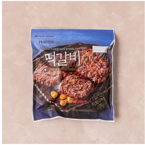 피코크 떡갈비, 450g, 1개