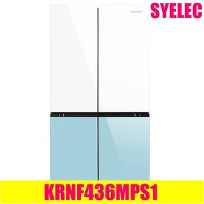 캐리어 클라윈드 피트인 파스텔 4도어 냉장고 436L 방문설치