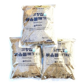 고향집 볶음들깨가루1kg 업소용 볶은들깨가루, 3개, 1kg