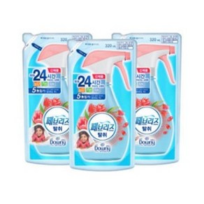 페브리즈 다우니 에이프릴향리필320ml 3개 섬유탈취제