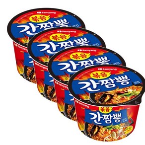 삼양 큰컵 볶음 간짬뽕 105g, 4개