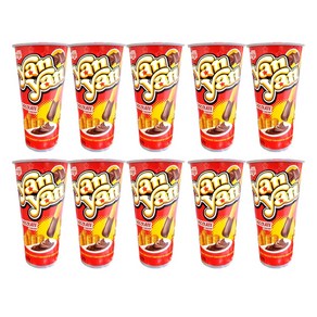 meiji 얀얀 바닐라향_초코_딸기, 50g, 10개