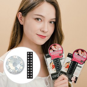 와사비네코 귀지압패치 쥬얼리 스톤 크리스탈 귀침 이어 테라피 스티커, 크리스탈20pcs_S(2.5mm), 1세트