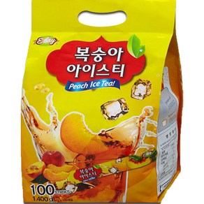 이레 복숭아 100입 아이스티, 100개, 1개